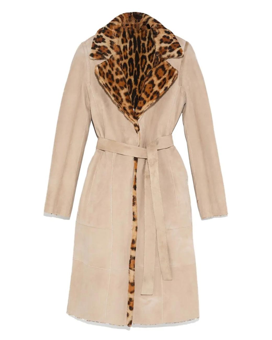 Yves Salomon Brown Merino-Wool Coat