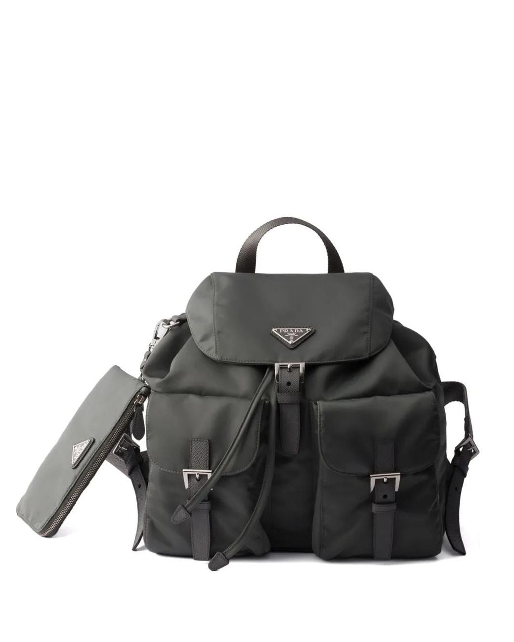 Prada Black Medium Re-Nylon Backpack