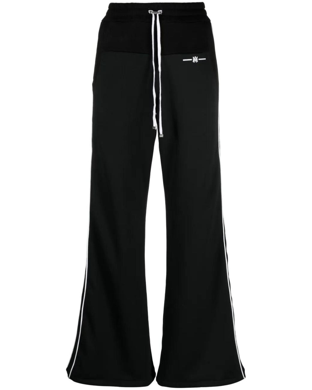 Amiri Black Hybrid Track Pants