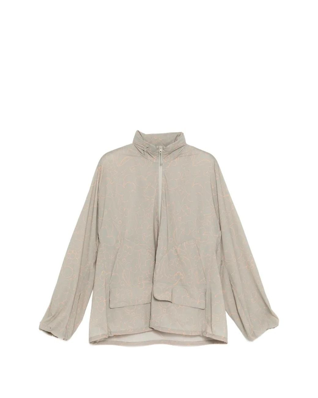 JNBY Natural Floral-Print Oversized Jacket