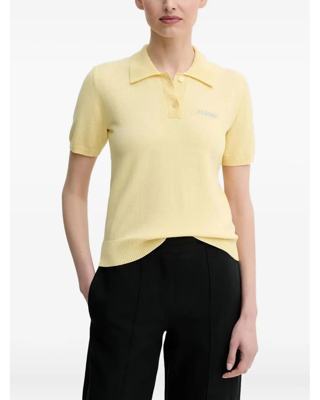 Day Birger et Mikkelsen Multicolor Logo-Intarsia Polo Shirt