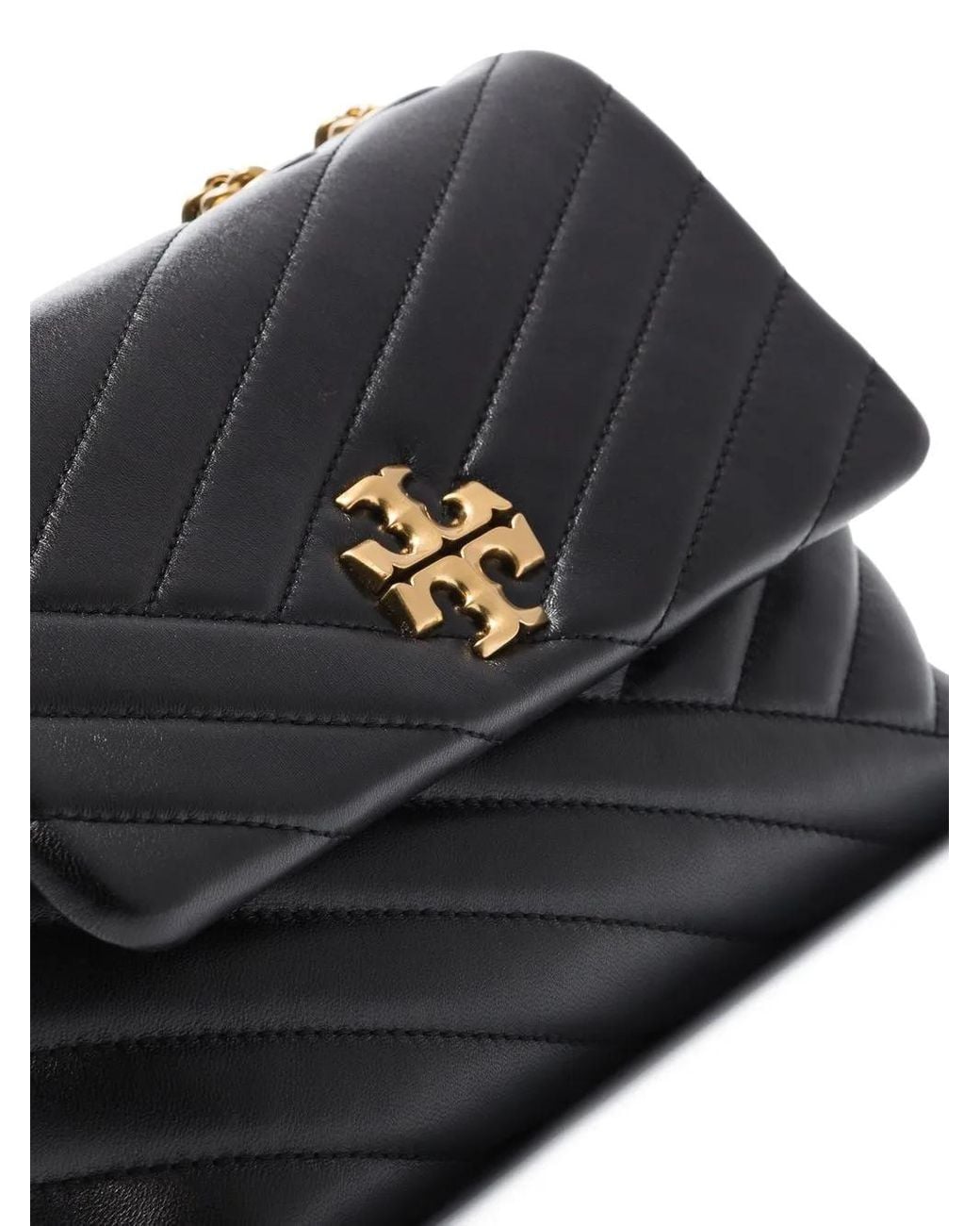 Tory Burch Black Kira Small Leather Shoulder Bag