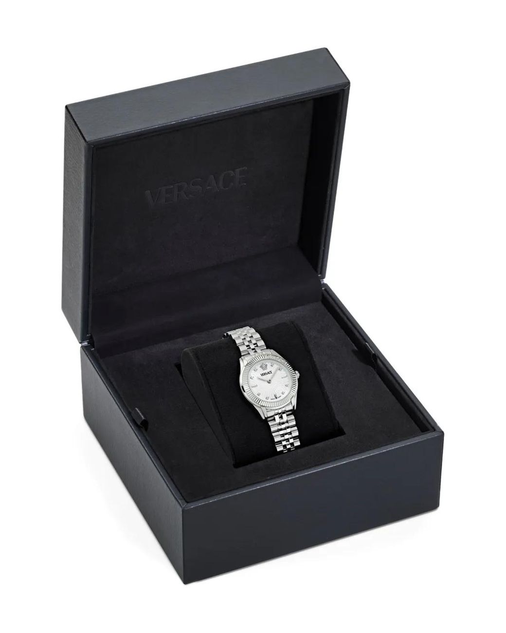 Greca Con Diamanti 30Mm di Versace in White