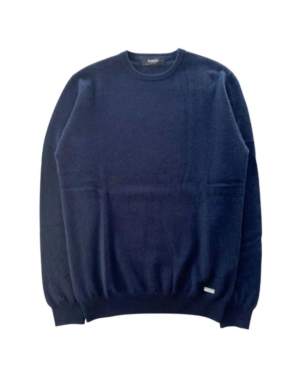 Baldinini Blue Cashmere Sweater for men