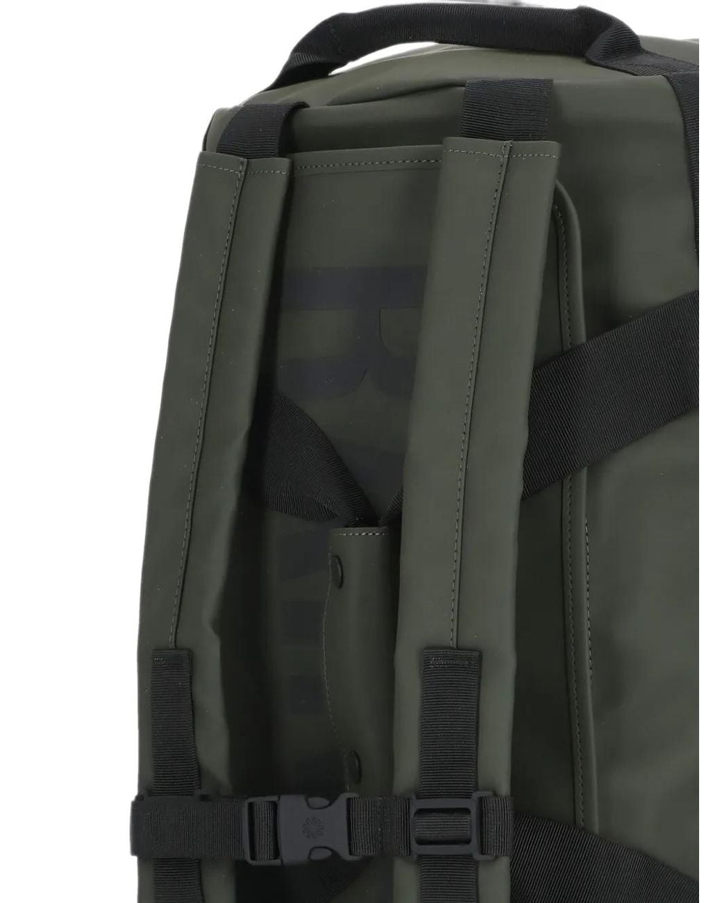 Rains Black Small Texel Duffel Bag for men