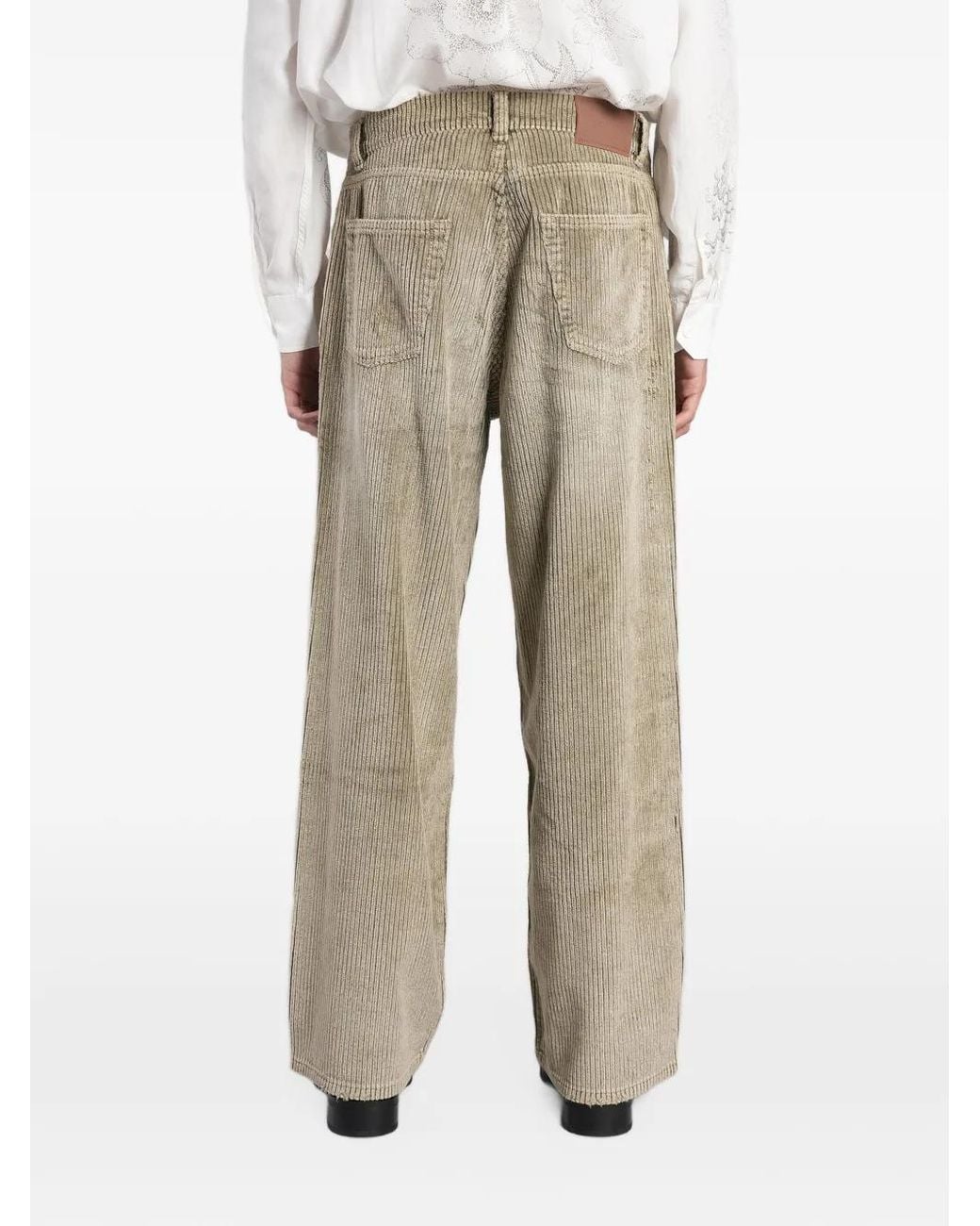 Our Legacy Natural Vast Cut Old Estate Wash Cord Trousers for men