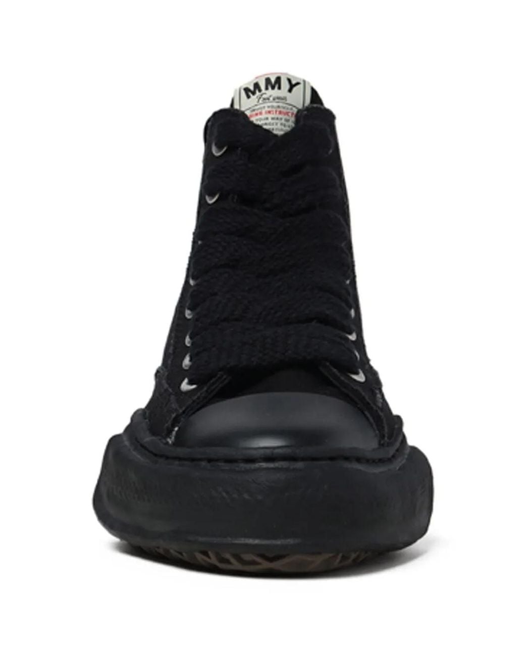 Maison Mihara Yasuhiro Black Peterson High-Top Canvas Sneakers