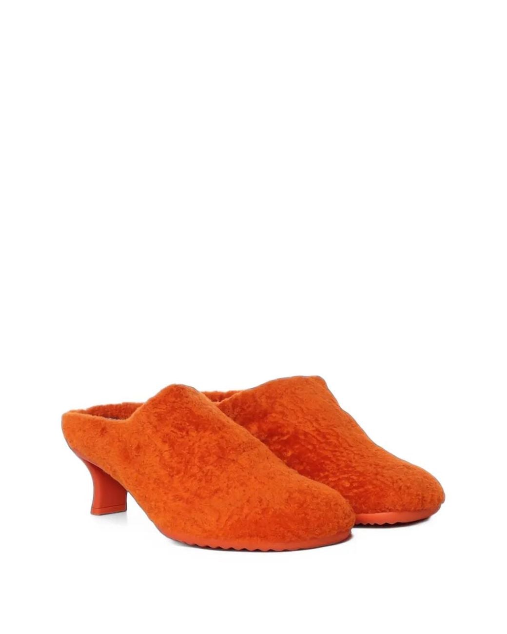 Loewe Orange Dive Mules