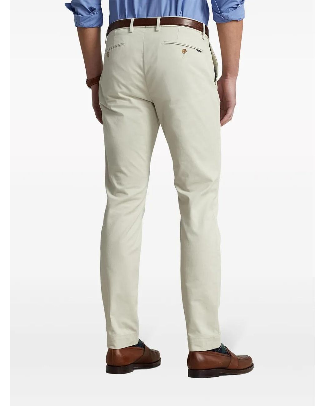 Polo Ralph Lauren White Slim-Cut Chinos for men