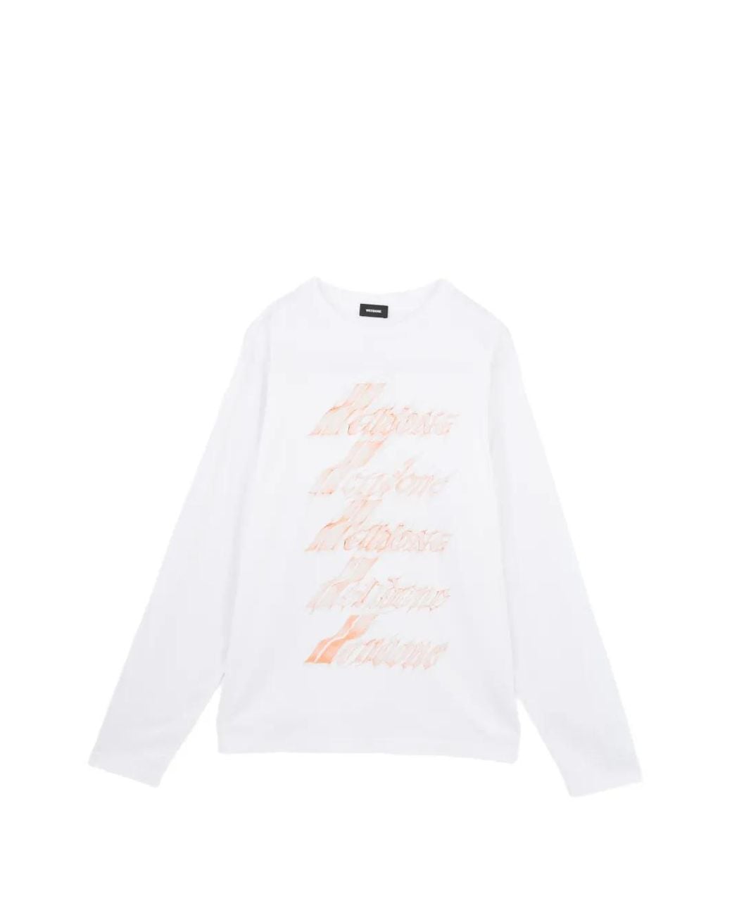 we11done White Spark Logo T-Shirt for men