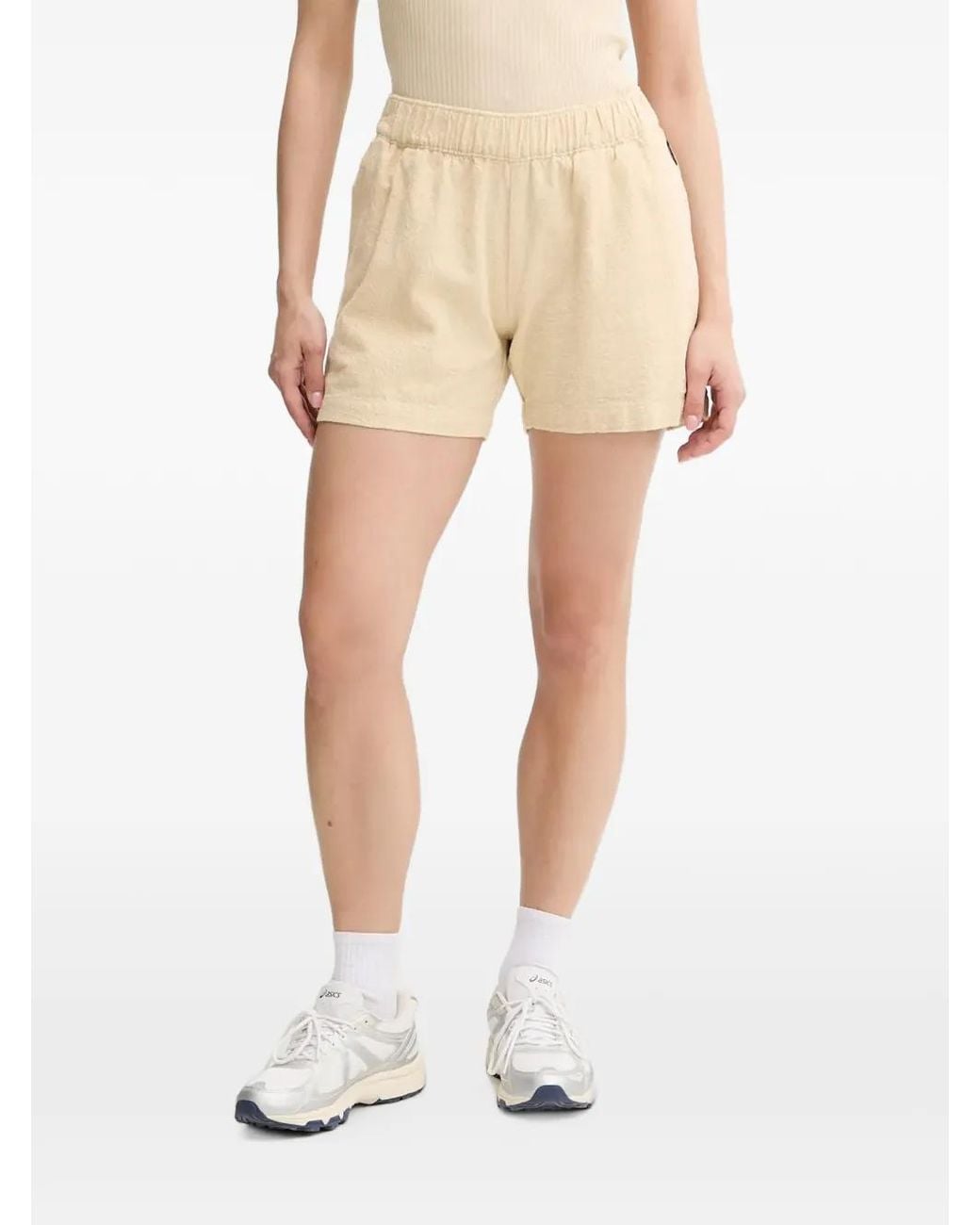 Picture Natural Flaros Logo-Patch Elasticated Shorts