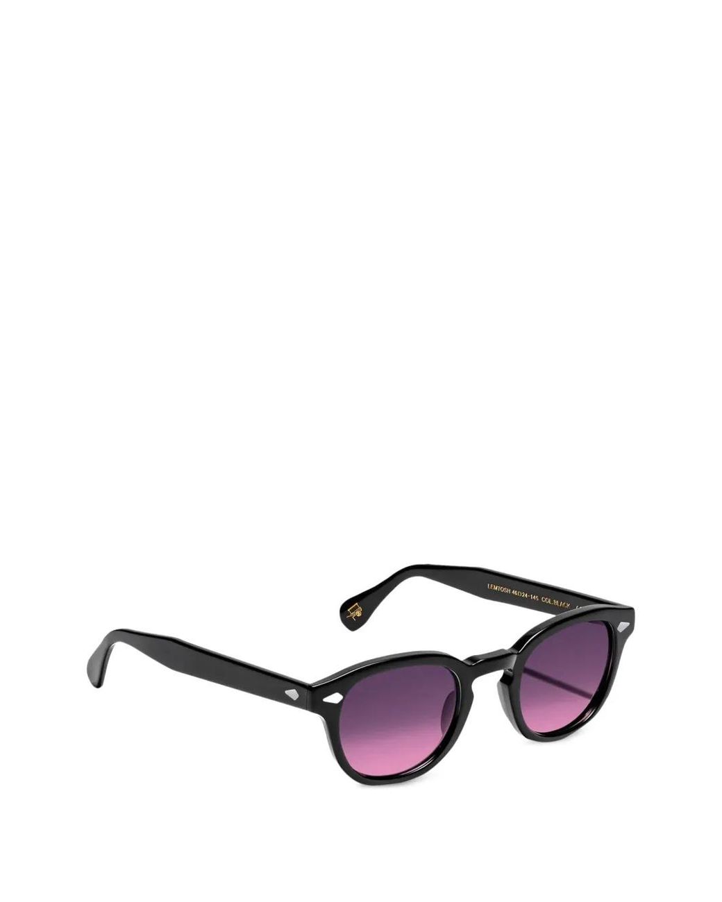 Moscot Lemtosh Zonnebril Met Rond Montuur in het Black