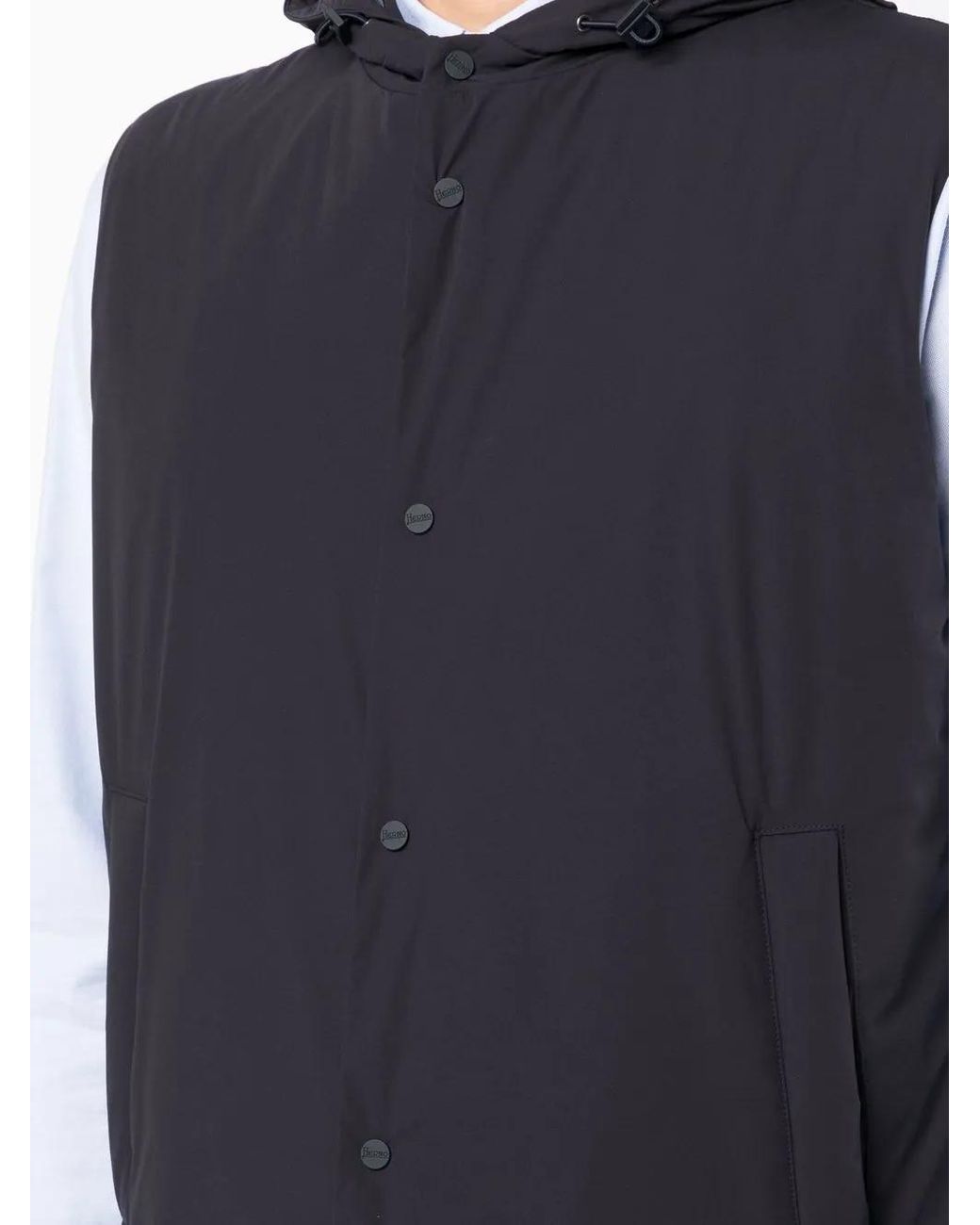 Chaleco con capucha Herno de hombre de color Blue