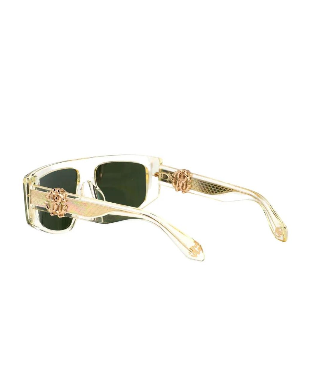 Roberto Cavalli Green Monogram Sunglasses