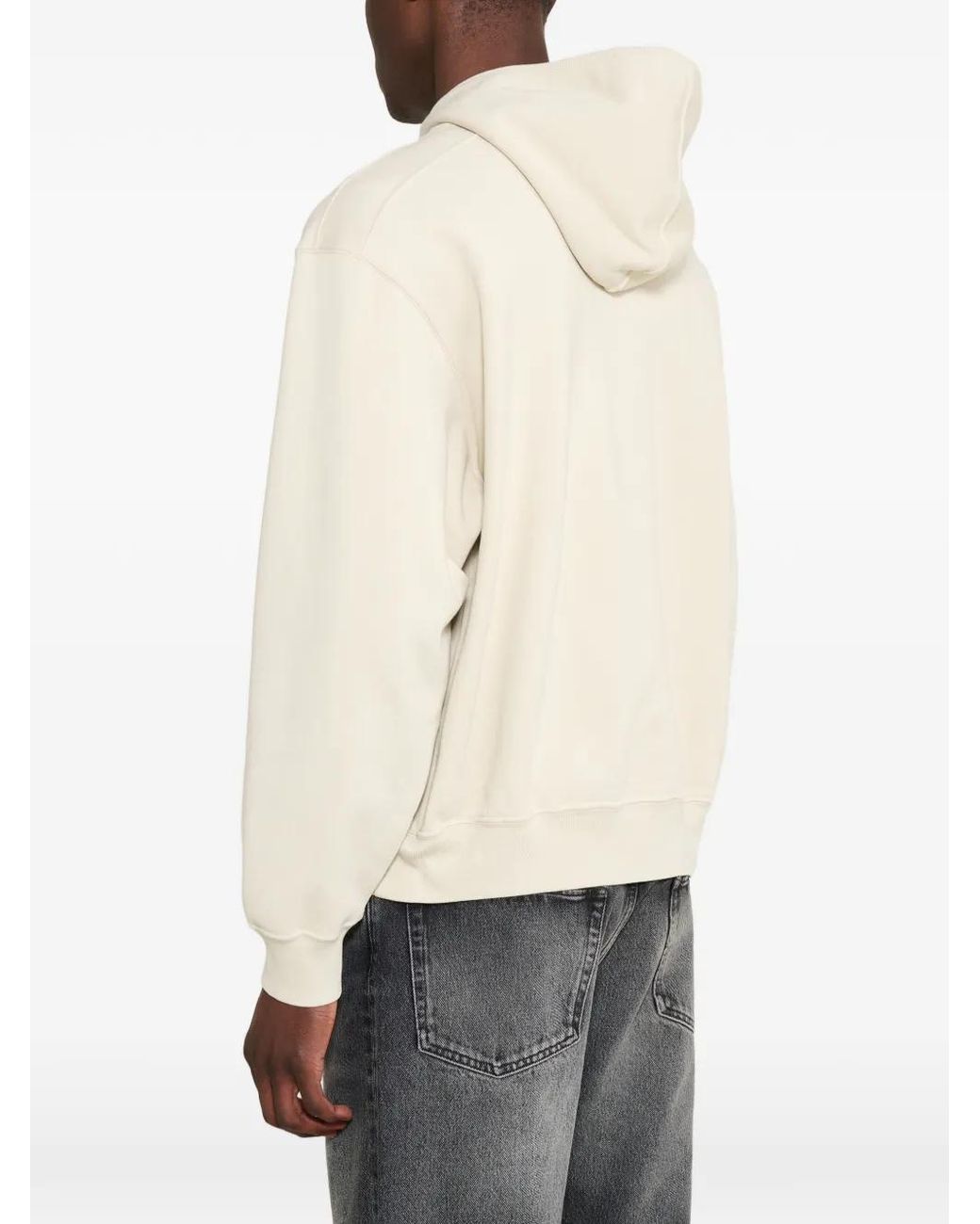 Lady White Co. White Mini Cropped Hoodie for men