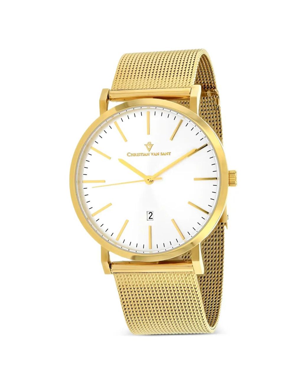 Christian Van Sant Metallic Paradigm 41Mm Watch for men