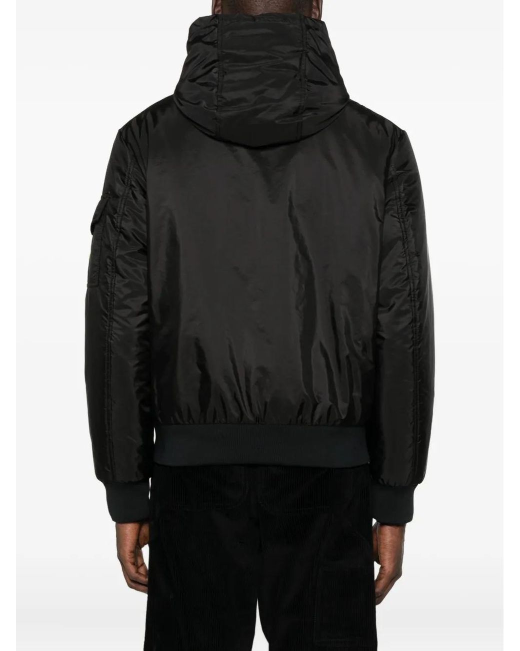 Moncler Black Poiliot Hooded Zip-Front Jacket for men