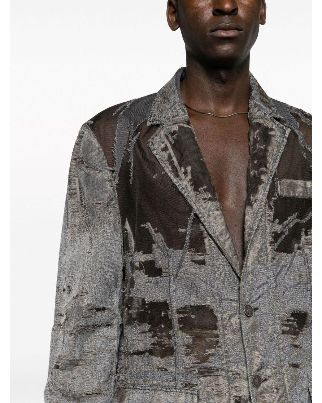 Mesh blazer shop mens