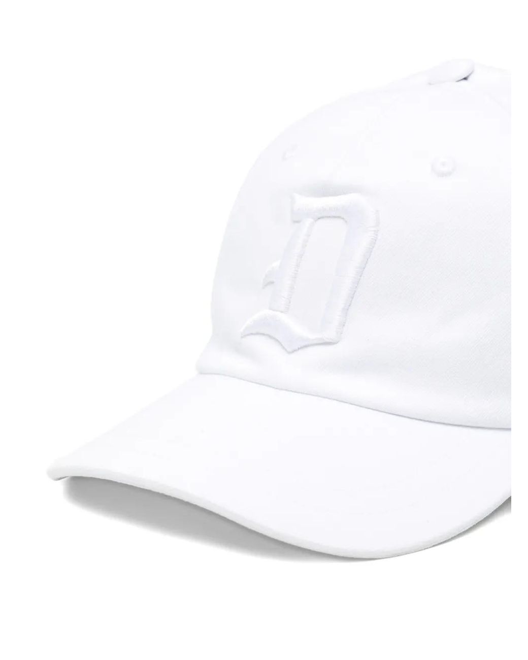 Dondup White Casquette À Logo Brodé for men