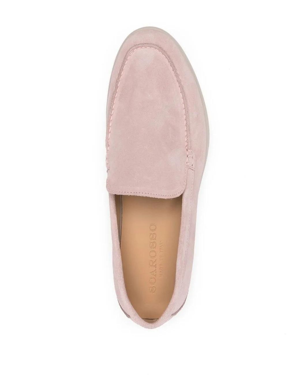 Scarosso Pink Ludovica Round-Toe Loafers