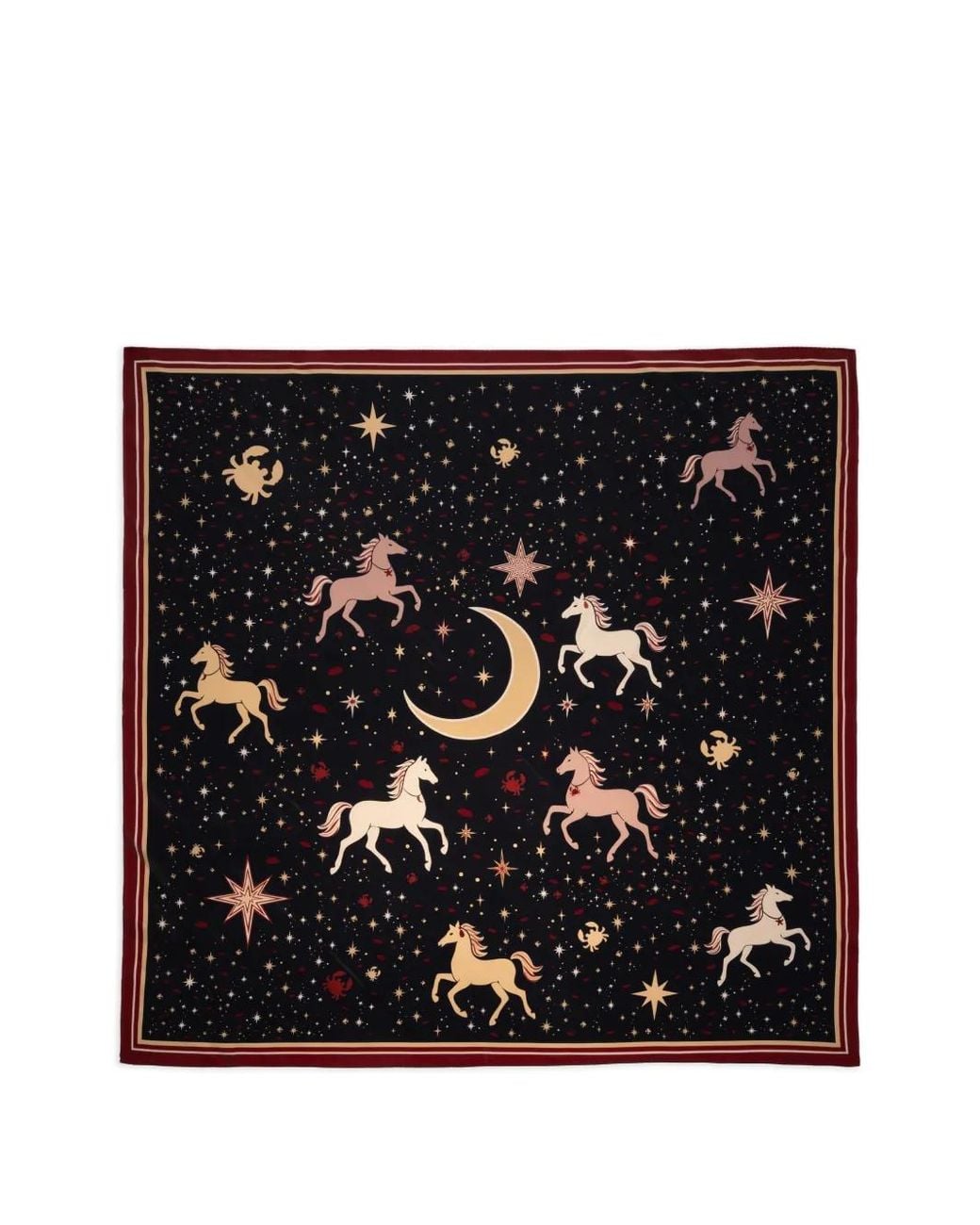 Eshvi Black Le Cheval Scarf