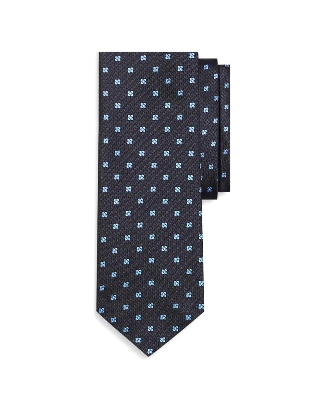 Brooks Brothers Blue Cravate En Soie À Fleurs for men