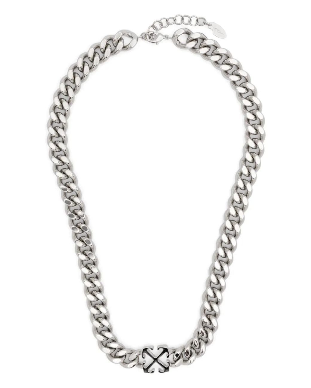 Off-White c/o Virgil Abloh Metallic Arrow Necklace for men