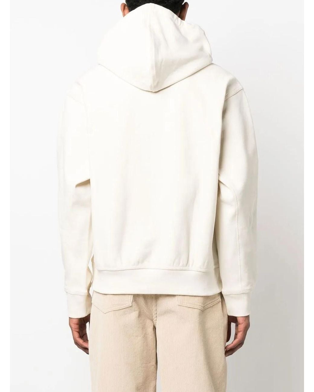 Carhartt White Hooded American Script Sweatshirt