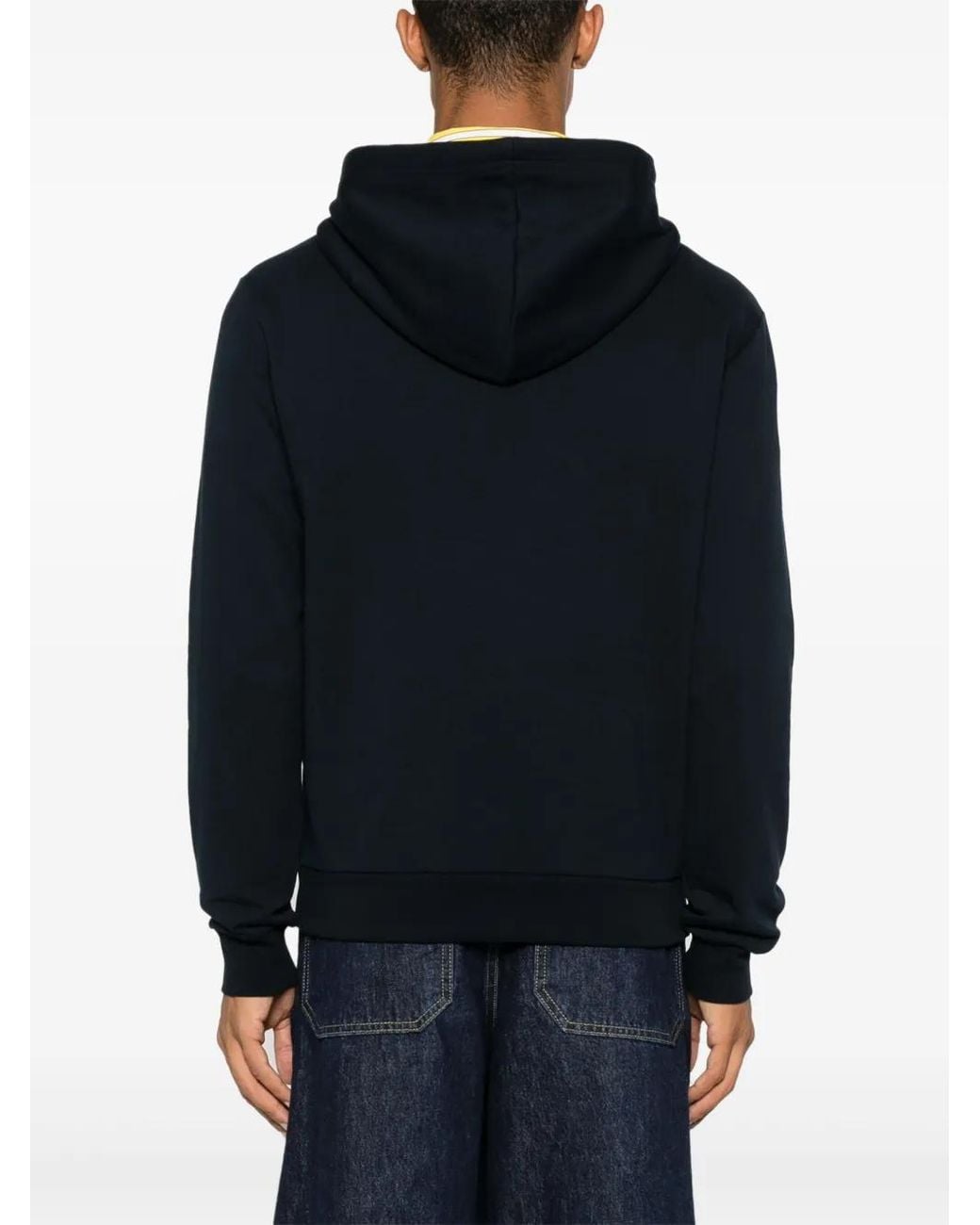 A.P.C. Blue Standard Rue Madame Hoodie for men