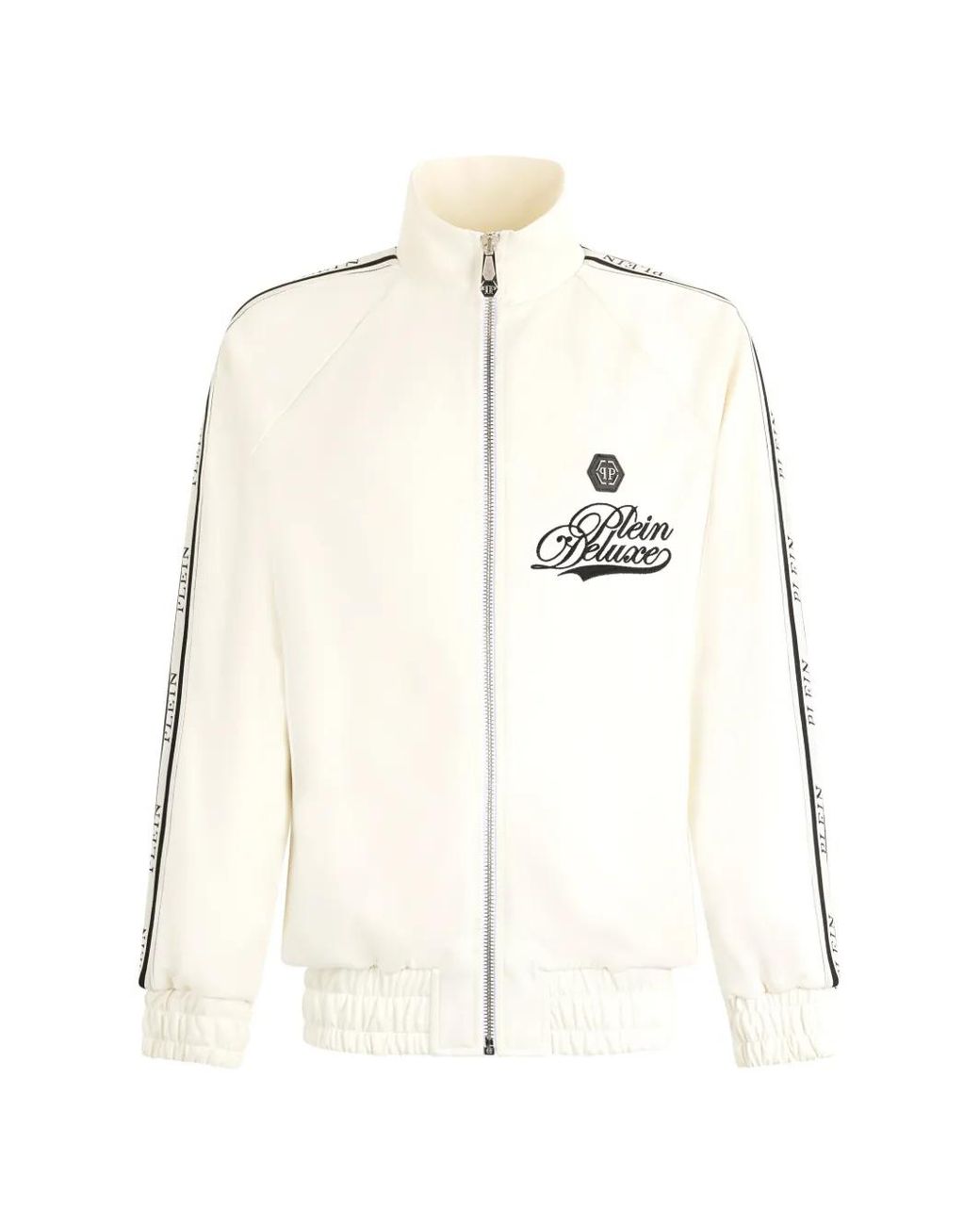 Philipp Plein Natural Signature Zip Tracksuit Jacket for men