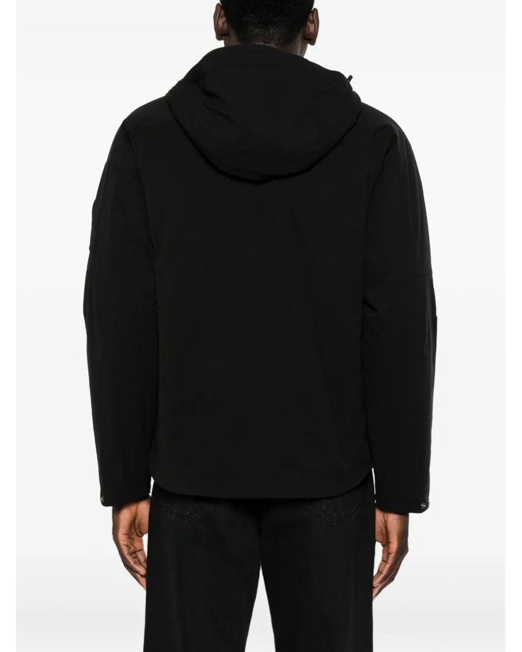 C P Company Black Nylon Blouson Jacket for men