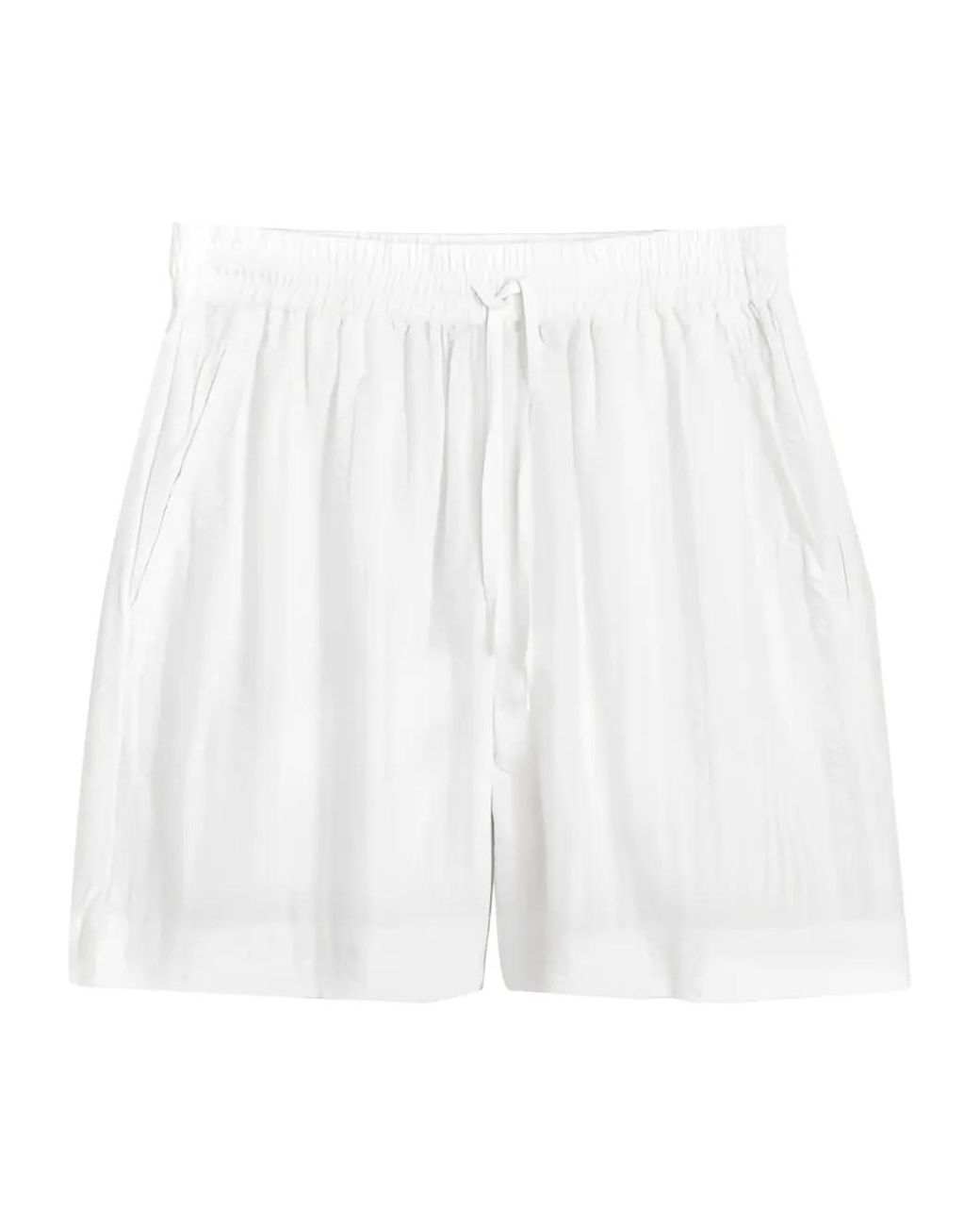 Bermudas Texturizadas Con Cordones Gant de color White