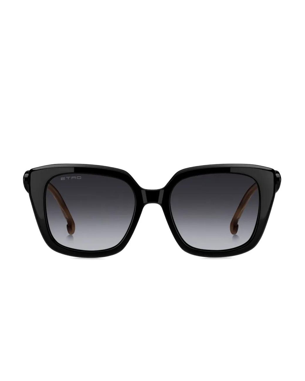 Etro Black Square-Frame Sunglasses