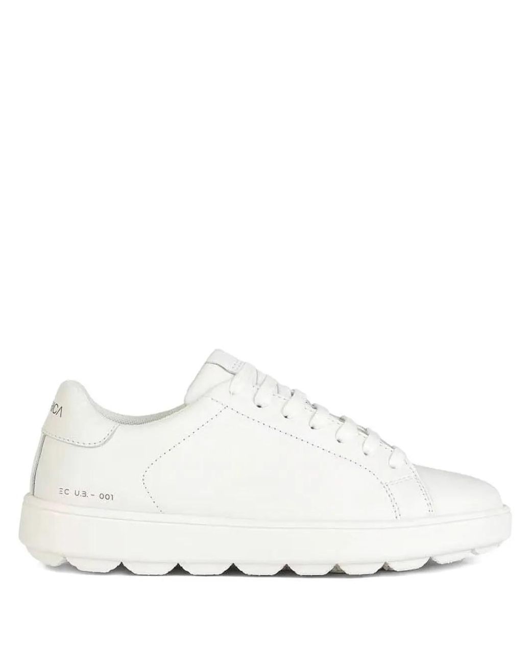 Geox White Spherica Ecub-1 Sneakers
