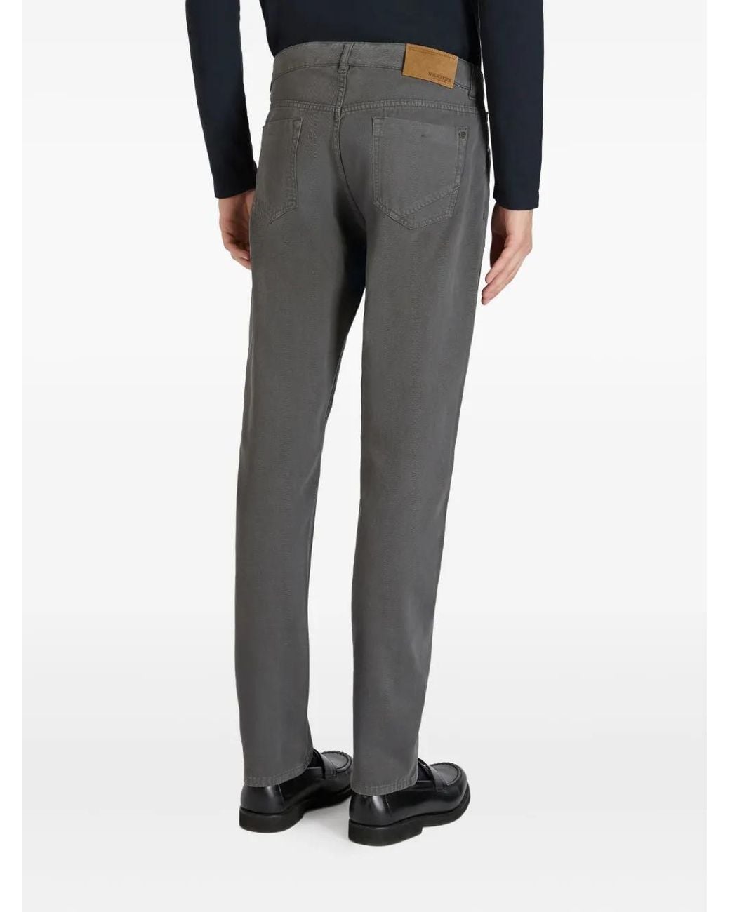 Slowear Gray Straight-Leg Jeans for men