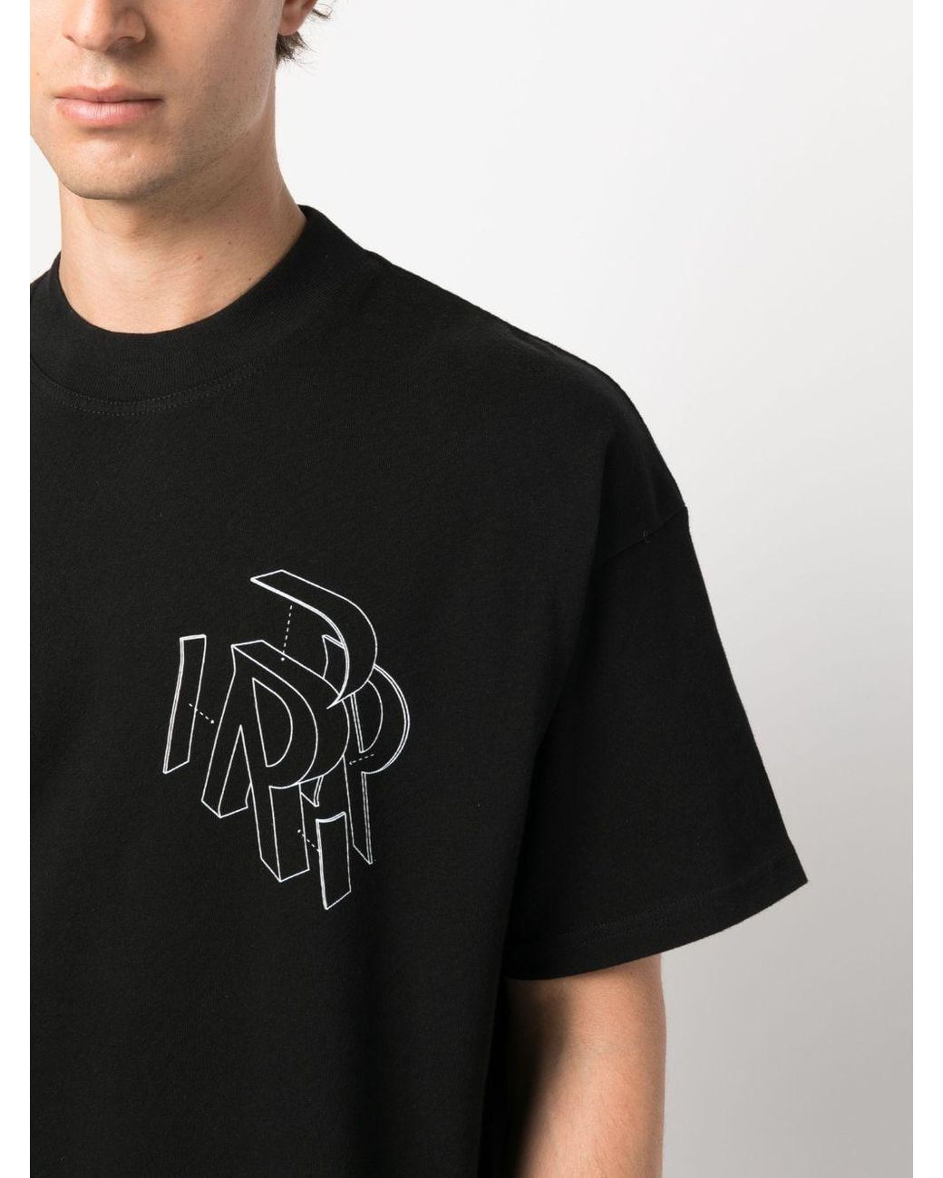 Represent Initial Assembly Outline T-shirt in Black for Men | Lyst UK