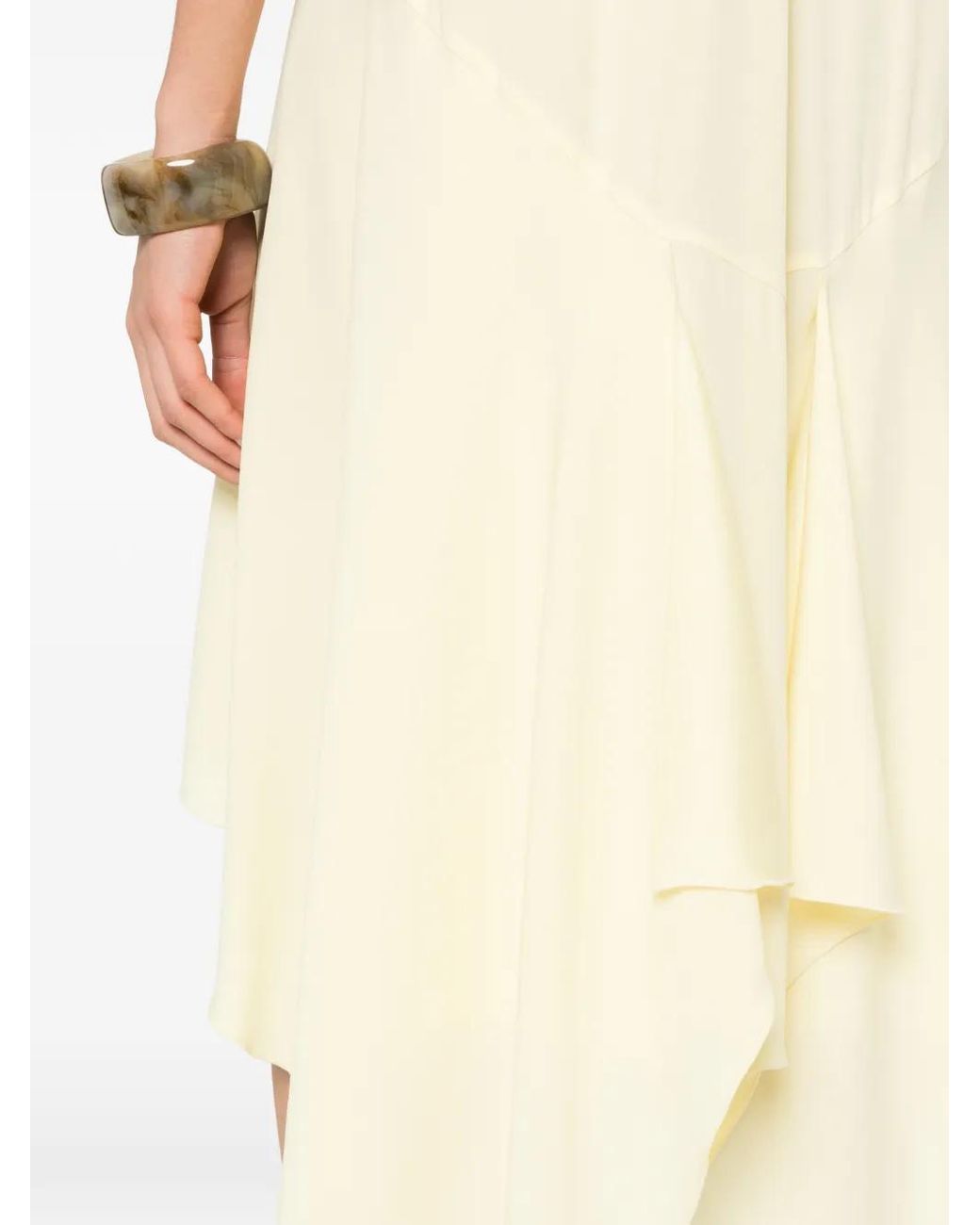Fabiana Filippi White Viscose Acetate Dress