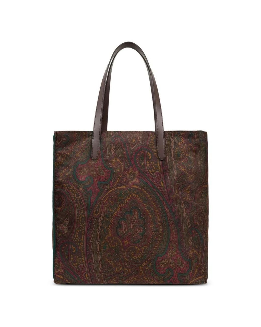 Etro Brown Unfold Me Tote Bag With Arnica Birkenstock By Motif