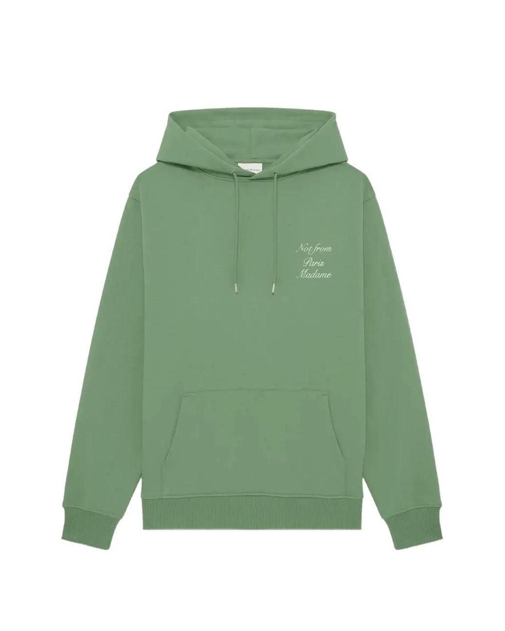 Drole de Monsieur Green Not From Paris Madame Hoodie for men