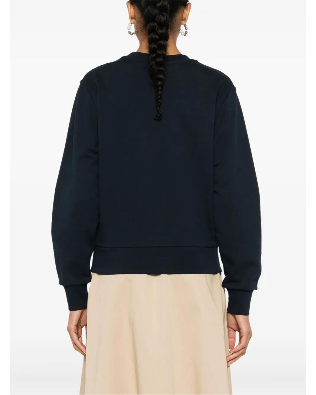 A.P.C. Black 'Boxy Rue Madame' Sweatshirt