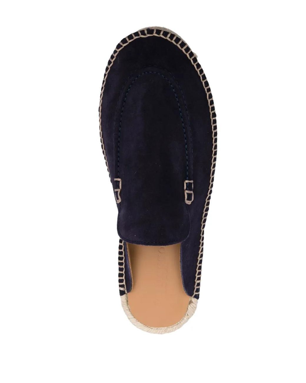 Scarosso Blue Suede Jute-Sole Espadrilles for men