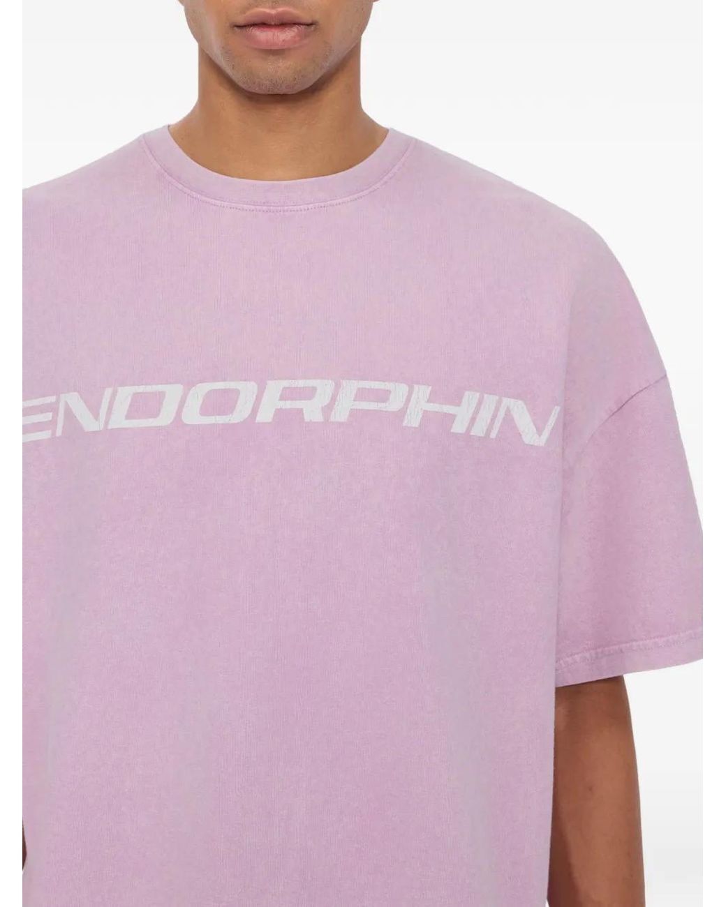 MSGM Pink T-Shirt Endorphin for men