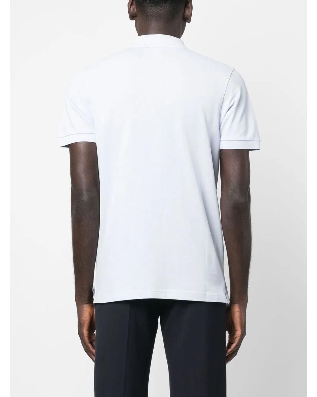 Sunspel White Short-Sleeve Cotton Polo Shirt for men