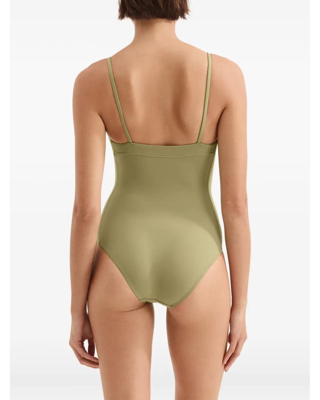 Eres Green Aquarelle Tank Swimsuit