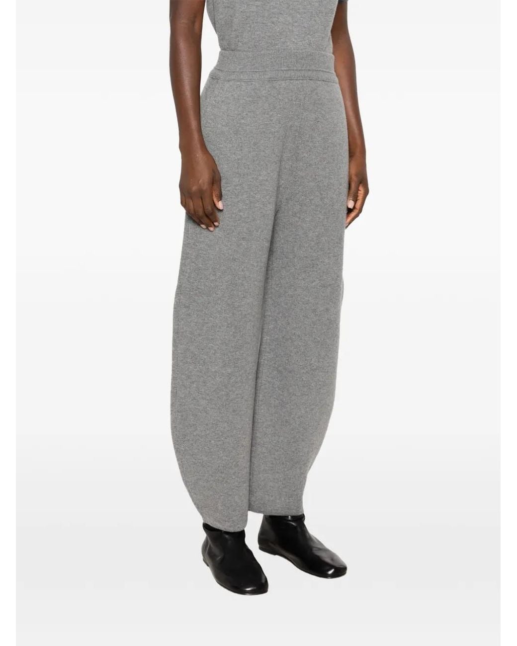 Juun.J Gray Welt-Pockets Wool Trousers
