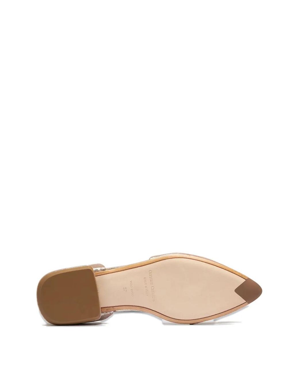 Officine Creative Natural Sue Ballerinas Mit Spitzer Kappe