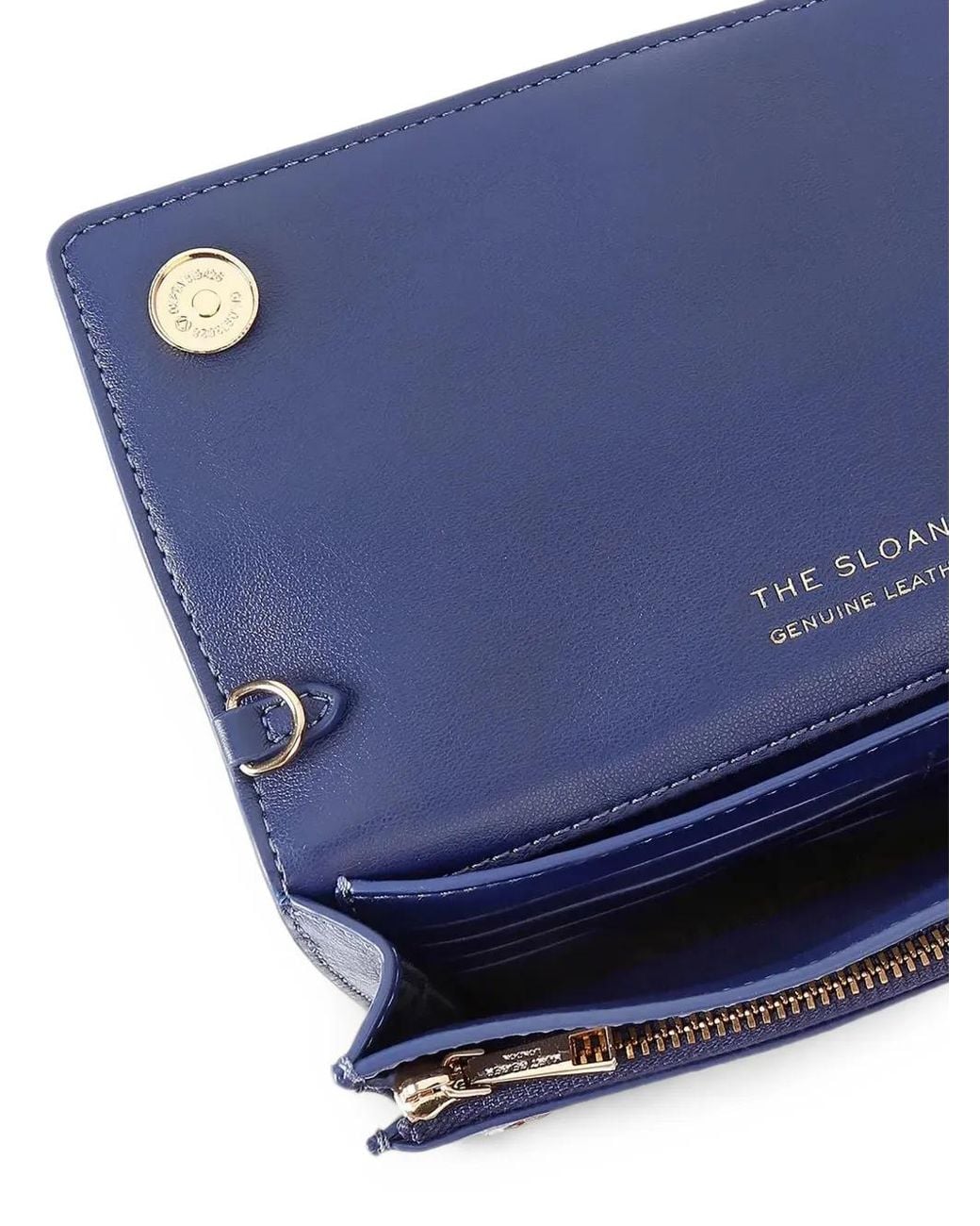 Kurt Geiger Blue Sloane Eagle-Plaque Mini Bag