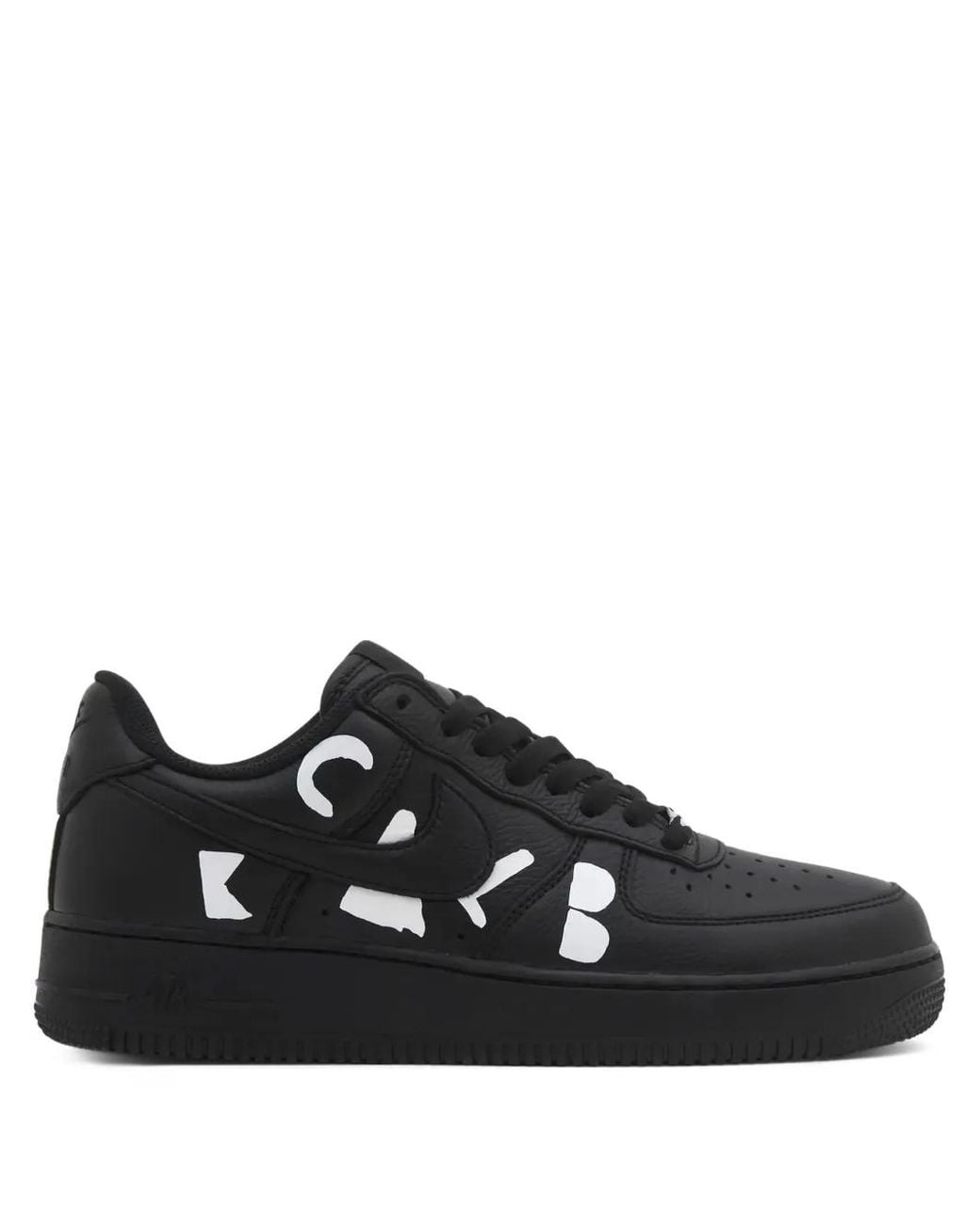 Nike Black Air Force 1 Low Leather Sneakers for men