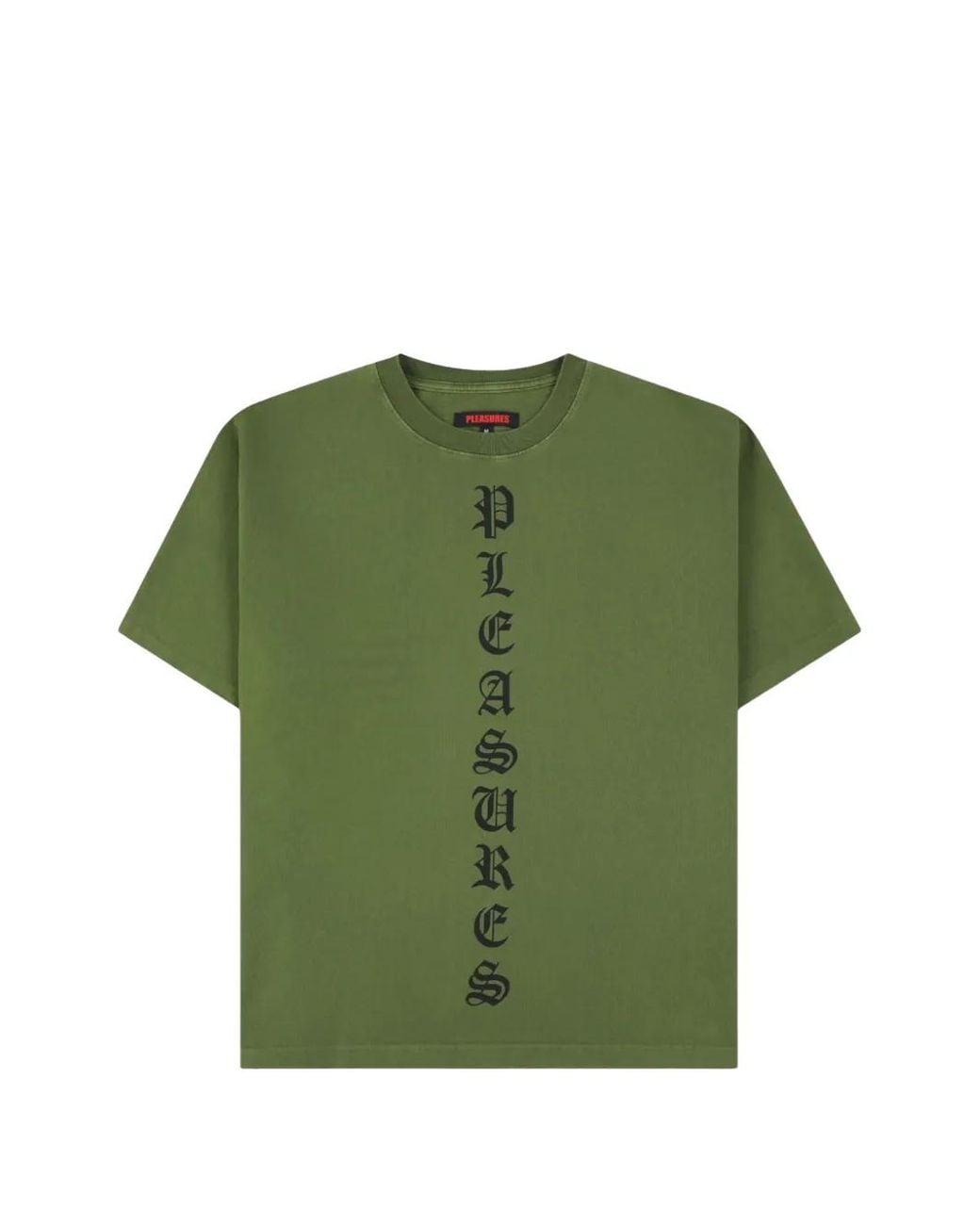 Pleasures Green Knight Logo-Print T-Shirt for men