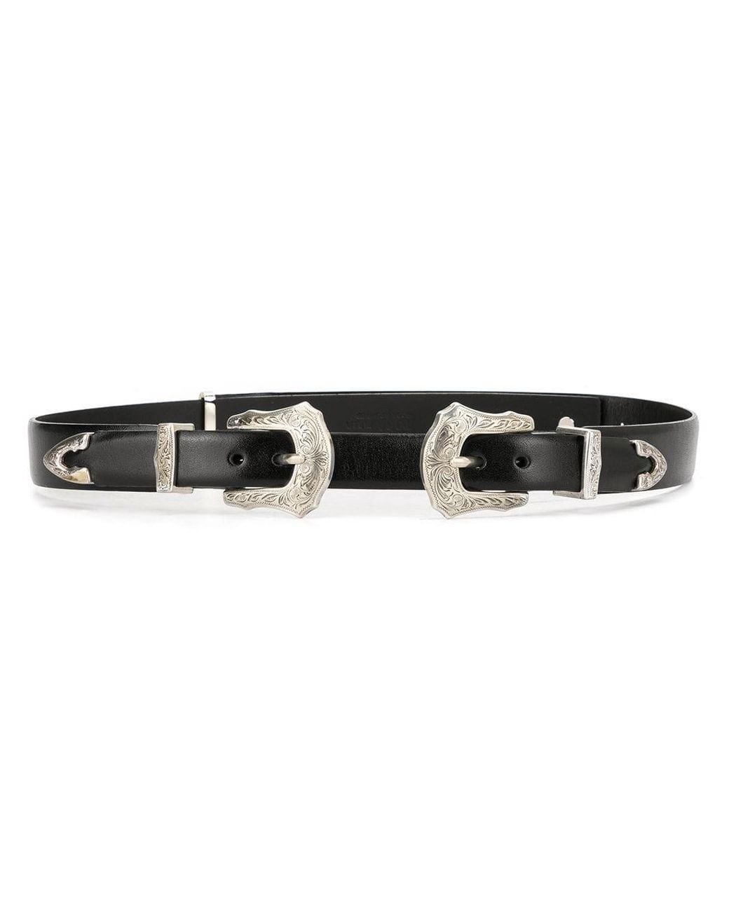 Toga Double-buckle Belt in Black | Lyst